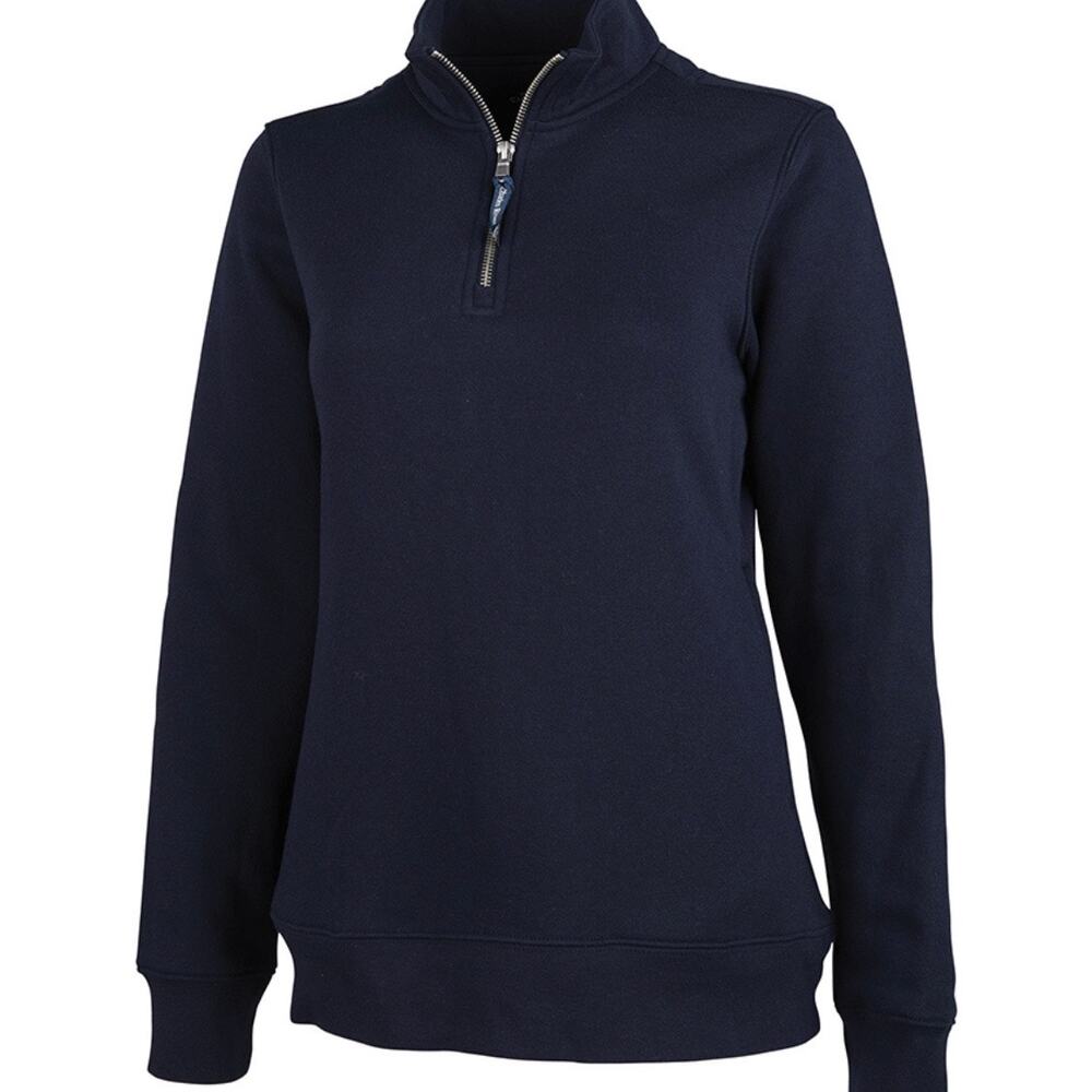 WOMEN'S CROSSWIND QUARTER ZIP SWEATSHIRT NAVY SIZE M‎